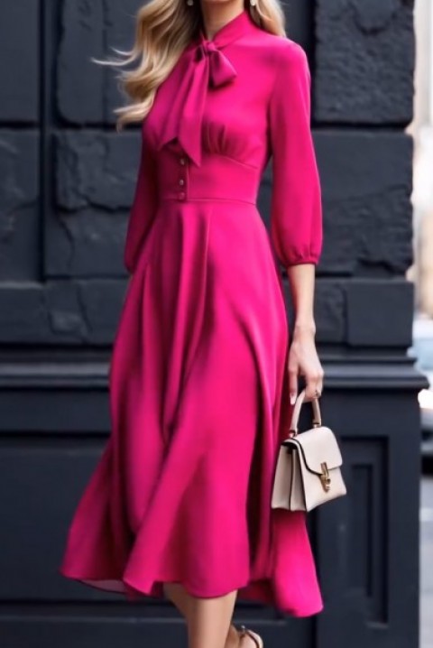 Рокля ZARPOLFA FUCHSIA, Цвят: фуксия, IVET.BG - Твоят онлайн бутик.