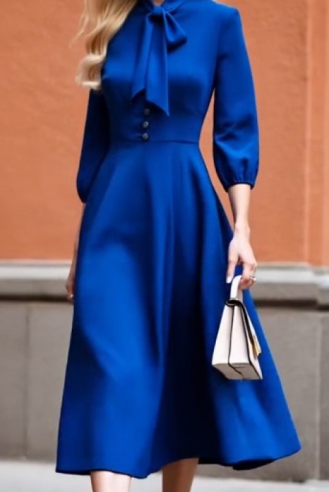 Рокля ZARPOLFA BLUE, Цвят: син, IVET.BG - Твоят онлайн бутик.