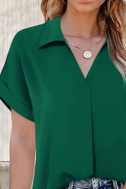 Дамска блуза EURELZA GREEN, Цвят: зелен, IVET.BG - Твоят онлайн бутик.