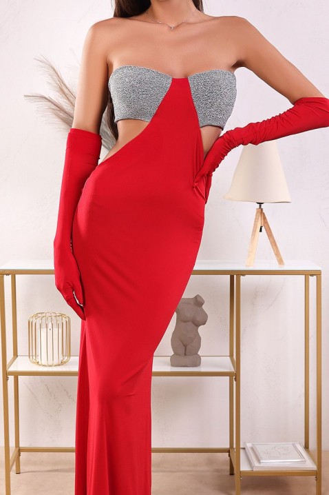 Рокля MONOLGA RED, Цвят: червен, IVET.BG - Твоят онлайн бутик.