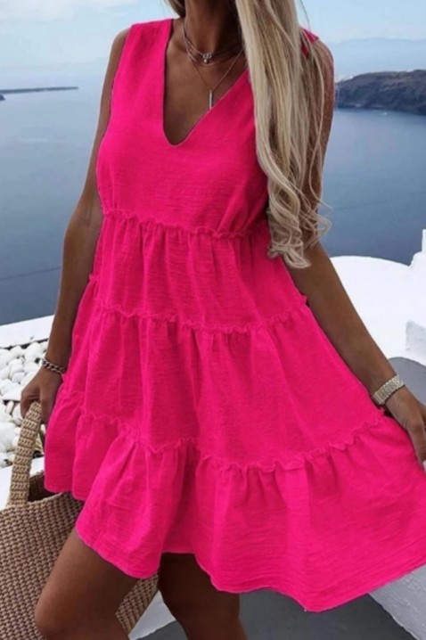 Рокля LERMIOFA FUCHSIA, Цвят: фуксия, IVET.BG - Твоят онлайн бутик.