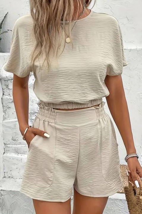Комплект ZMIRINZA BEIGE, Цвят: беж, IVET.BG - Твоят онлайн бутик.
