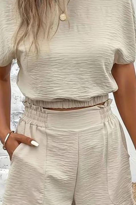 Комплект ZMIRINZA BEIGE, Цвят: беж, IVET.BG - Твоят онлайн бутик.