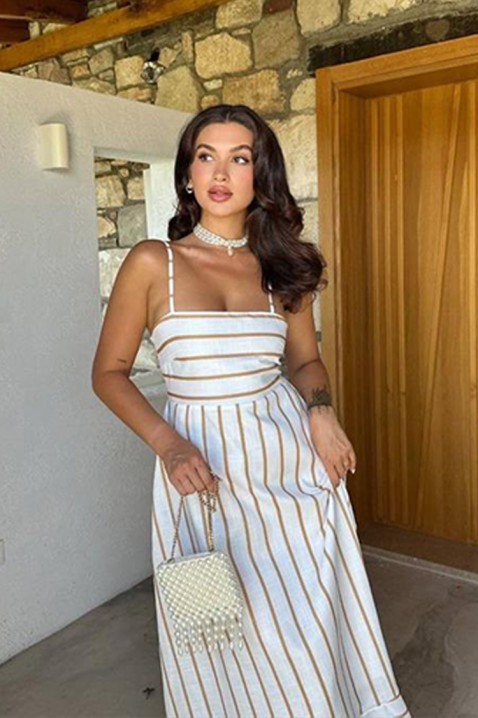 Рокля POLERVA BEIGE, Цвят: беж, IVET.BG - Твоят онлайн бутик.