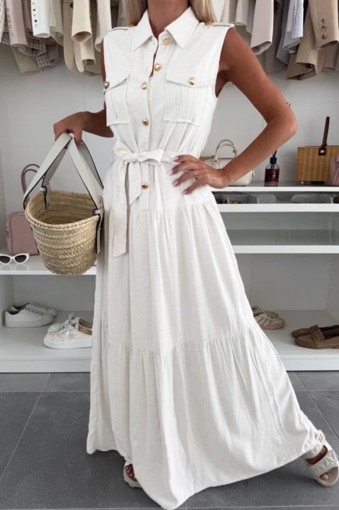 Рокля STYLENA WHITE, Цвят: бял, IVET.BG - Твоят онлайн бутик.