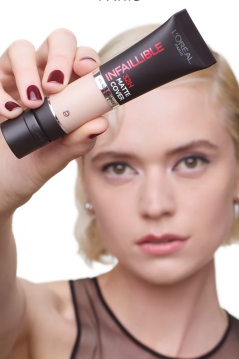 Фон дьо тен L’Oréal Paris Infallible 32H Matte Cover 25IVET.BG - Твоят онлайн бутик.