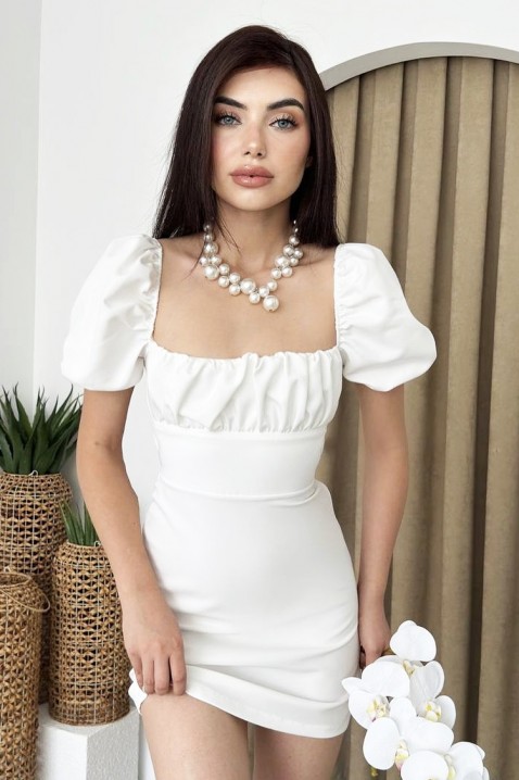 Рокля ZALINEDA WHITE, Цвят: бял, IVET.BG - Твоят онлайн бутик.