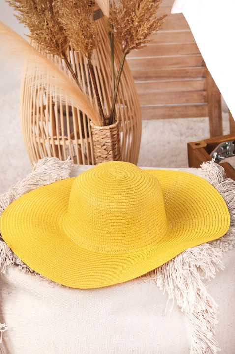 Шапка HATANA YELLOW, Цвят: жълт, IVET.BG - Твоят онлайн бутик.