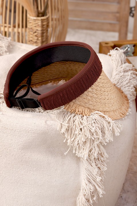 Шапка COMANA BROWN, Цвят: кафяв, IVET.BG - Твоят онлайн бутик.