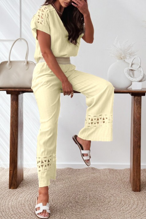 Комплект DJIVERA YELLOW, Цвят: жълт, IVET.BG - Твоят онлайн бутик.