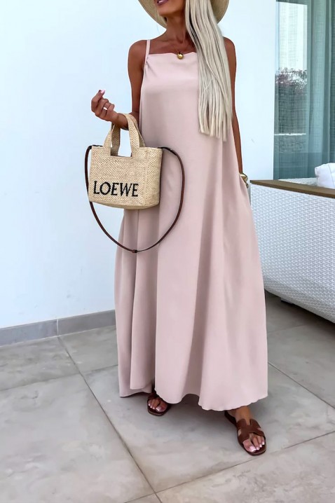 Рокля COLORINA BEIGE, Цвят: беж, IVET.BG - Твоят онлайн бутик.