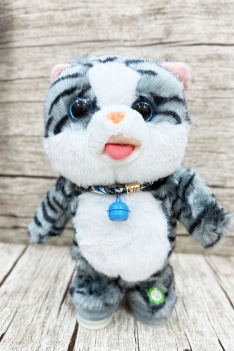 Интерактивна играчка коте DIOFSY GREY, Цвят: сив, IVET.BG - Твоят онлайн бутик.