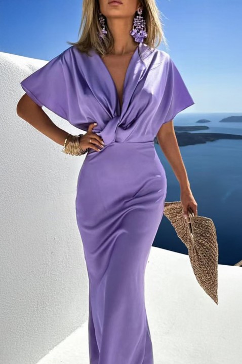Рокля ENZOLRA PURPLE, Цвят: лилав, IVET.BG - Твоят онлайн бутик.