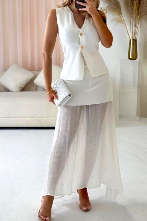 Комплект TULUNA WHITE, Цвят: бял, IVET.BG - Твоят онлайн бутик.