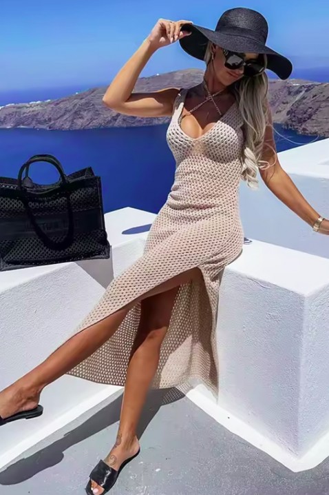 Рокля ZERLONVA BEIGE, Цвят: беж, IVET.BG - Твоят онлайн бутик.