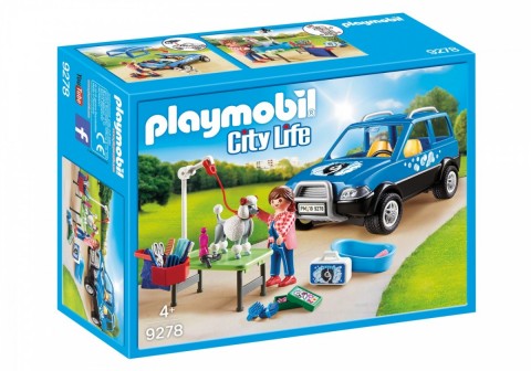 Комплект фигурки City Life 9278 Мобилен салон за кучетаIVET.BG - Твоят онлайн бутик.