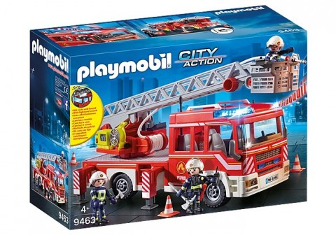 Комплект с фигурки City Action 9463 Пожарна кола със стълбаIVET.BG - Твоят онлайн бутик.