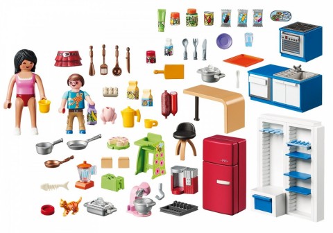 Комплект с фигурки Dollhouse 70206 Семейна кухняIVET.BG - Твоят онлайн бутик.