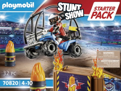 Каскадьорски комплект Stunt Show 70820 Стартов пакет - ATV и горяща рампаIVET.BG - Твоят онлайн бутик.