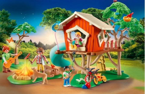 Конструктор с фигурки Family Fun 71001 Къщичка на дърво с пързалкаIVET.BG - Твоят онлайн бутик.