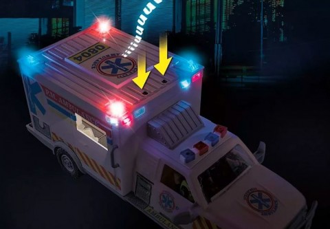Комплект фигурки City Action 70936 Линейка за спешна помощ: US AmbulanceIVET.BG - Твоят онлайн бутик.
