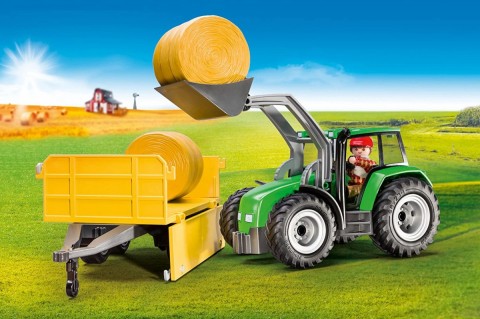 Комплект фигурки Country 9317 Трактор с ремаркеIVET.BG - Твоят онлайн бутик.