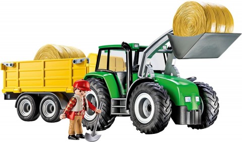 Комплект фигурки Country 9317 Трактор с ремаркеIVET.BG - Твоят онлайн бутик.