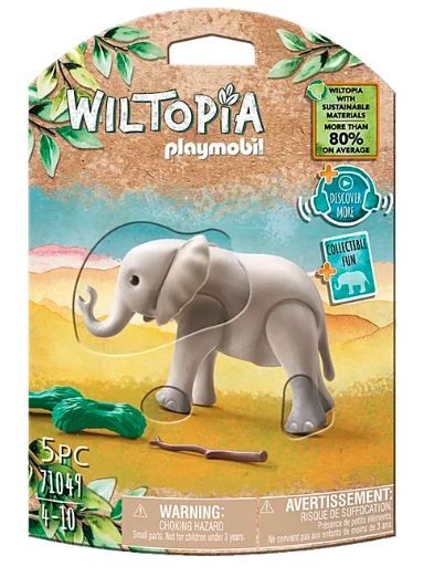 Комплект фигурки Wiltopia 71049 Малък слонIVET.BG - Твоят онлайн бутик.