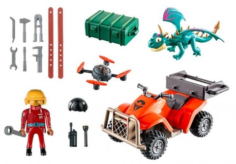 Комплект с фигурки Dragons 71085 Icaris Quad & PhilIVET.BG - Твоят онлайн бутик.