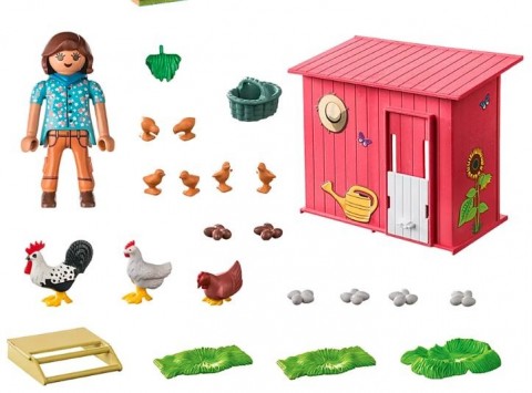 Комплект с фигурки Country 71308 Кокошки с пиленцаIVET.BG - Твоят онлайн бутик.