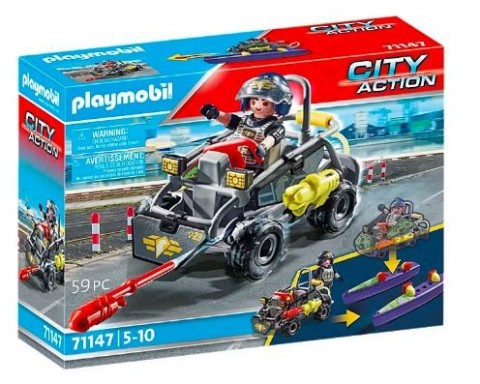 Комплект с фигурка City Action 71147 Квадроцикъл на специалните частиIVET.BG - Твоят онлайн бутик.