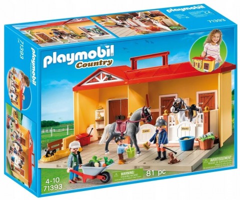 Комплект с фигурки Country 71393 Нова преносима конюшняIVET.BG - Твоят онлайн бутик.
