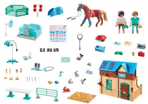 Комплект с фигурки Horses 71352 Хипотерапия и лечебница за животниIVET.BG - Твоят онлайн бутик.