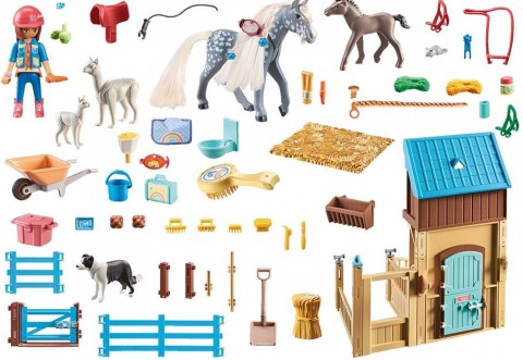 Комплект с фигурки Horses 71353 Амелия и Уиспер с конюшняIVET.BG - Твоят онлайн бутик.