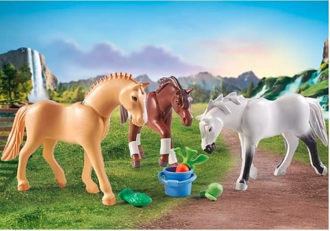Комплект с фигурки Horses 71356 3 коня със седлаIVET.BG - Твоят онлайн бутик.