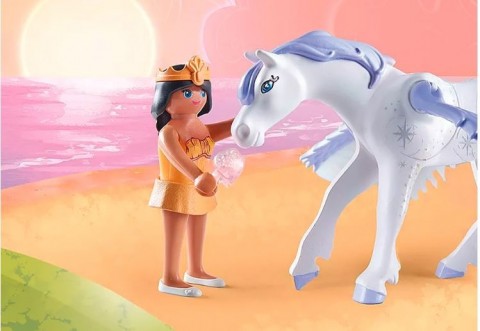 Комплект с фигурки Princess Magic 71361 Небесен пегас с дъгаIVET.BG - Твоят онлайн бутик.