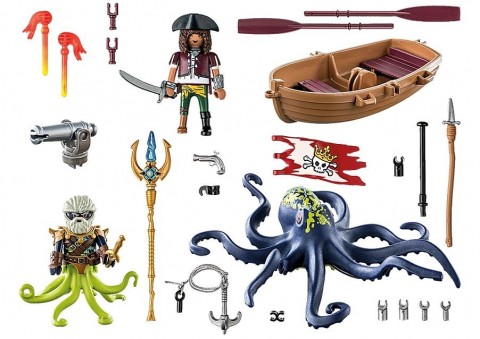 Комплект с фигурки Pirates 71419 Битка с гигантски октоподIVET.BG - Твоят онлайн бутик.