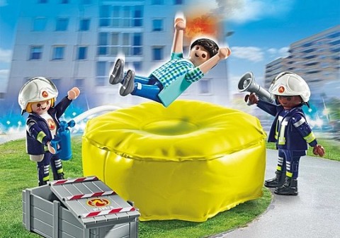 Комплект фигурки Action Heroes 71465 Пожарникари с въздушна възглавницаIVET.BG - Твоят онлайн бутик.