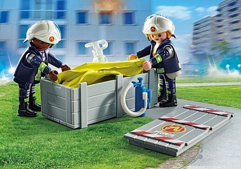 Комплект фигурки Action Heroes 71465 Пожарникари с въздушна възглавницаIVET.BG - Твоят онлайн бутик.