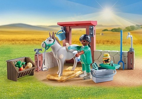Комплект фигурки Country 71471 Ветеринар с магаренцаIVET.BG - Твоят онлайн бутик.