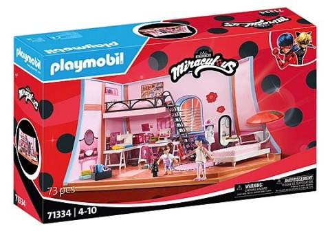 Комплект фигурки Miraculous 71334 Таванското помещение на МаринетIVET.BG - Твоят онлайн бутик.