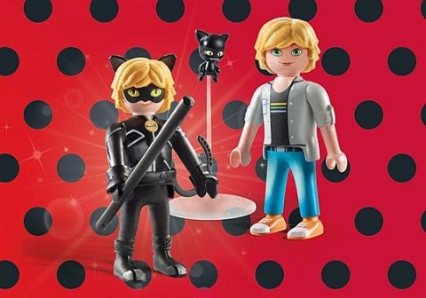 Комплект фигурки Miraculous 71337 Ейдриън и Черният котаракIVET.BG - Твоят онлайн бутик.