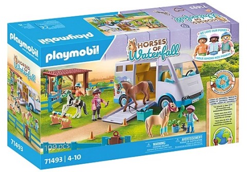 Комплект фигурки Horses 71493 Мобилна школа по конна ездаIVET.BG - Твоят онлайн бутик.