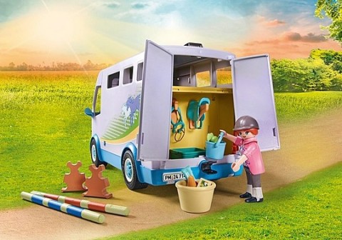 Комплект фигурки Horses 71493 Мобилна школа по конна ездаIVET.BG - Твоят онлайн бутик.