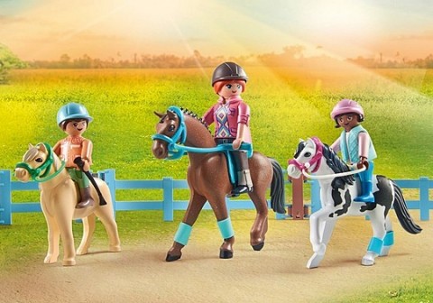 Комплект фигурки Horses 71493 Мобилна школа по конна ездаIVET.BG - Твоят онлайн бутик.