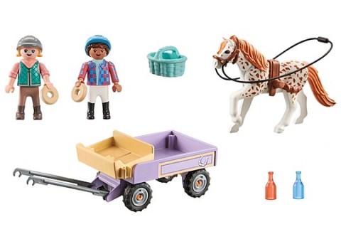 Комплект фигурки Horses 71496 Карета с понитаIVET.BG - Твоят онлайн бутик.