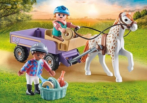 Комплект фигурки Horses 71496 Карета с понитаIVET.BG - Твоят онлайн бутик.