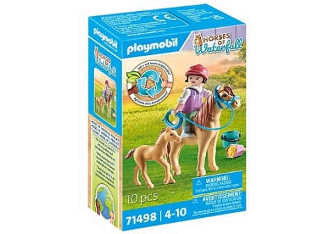 Комплект фигурки Horses 71498 Дете с пони и жребчеIVET.BG - Твоят онлайн бутик.
