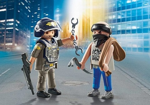Комплект фигури Duo Pack 71505 Полицай и бандитIVET.BG - Твоят онлайн бутик.