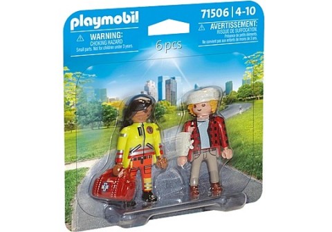 Комплект фигурки Duo Pack 71506 Парамедик с пациентIVET.BG - Твоят онлайн бутик.